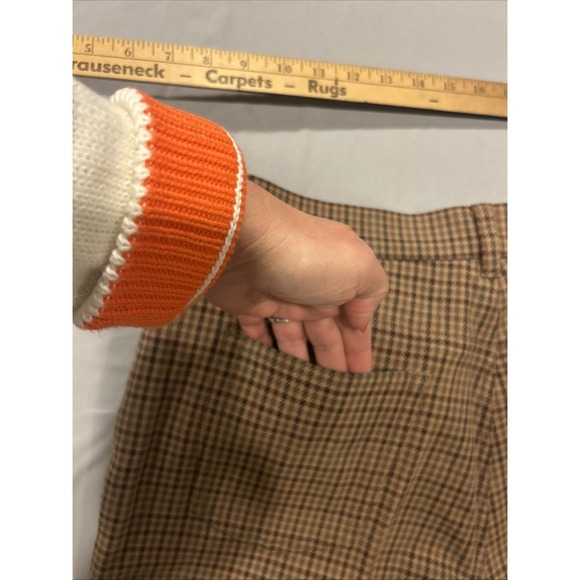 Vintage‎ Lauren Ralph Lauren Houndstooth Jeans 14 Straight Leg Old Money Classic - Picture 8 of 12